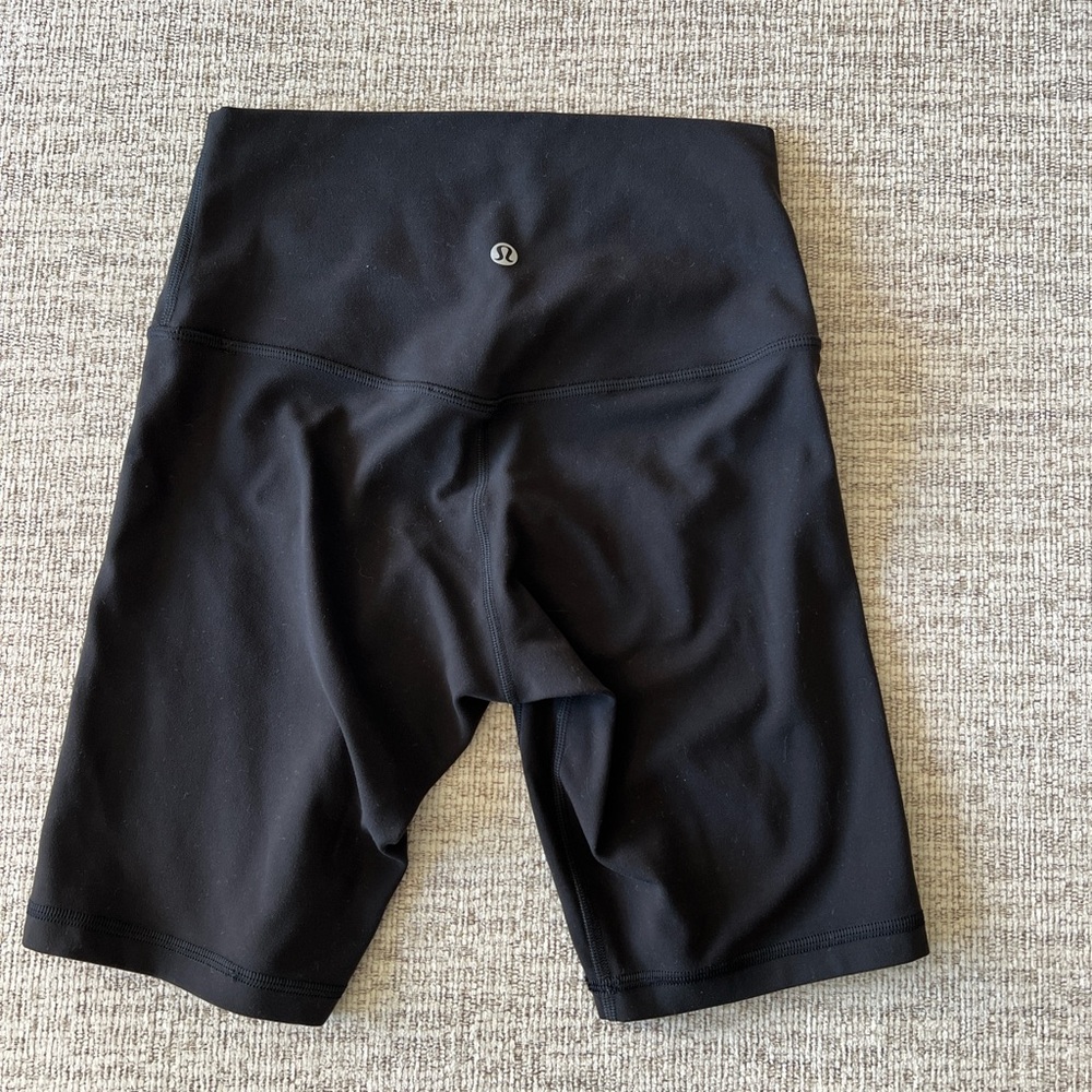 NEW W/O Tags Lululemon Black Align Biker Shorts 6”